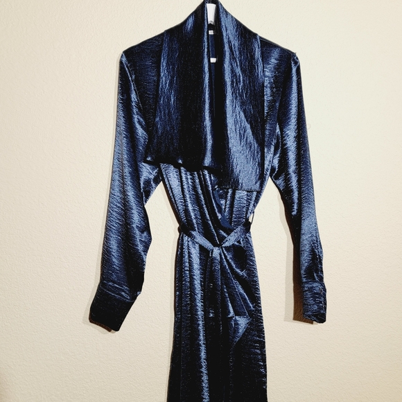 Soprano Long Silky Open Cardigan Duster - Picture 3 of 15